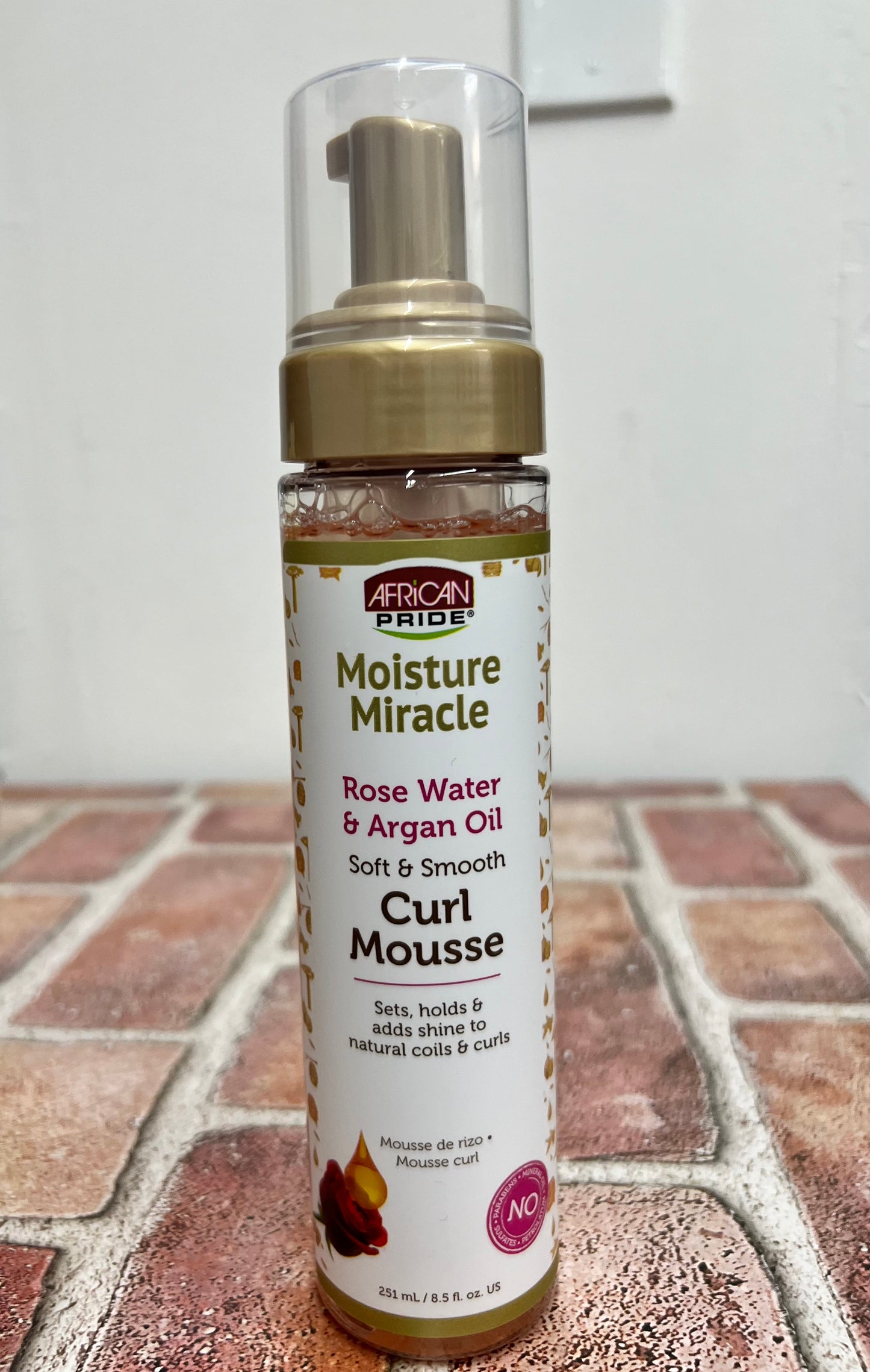 A/P Moisture Rose Curl Mousse