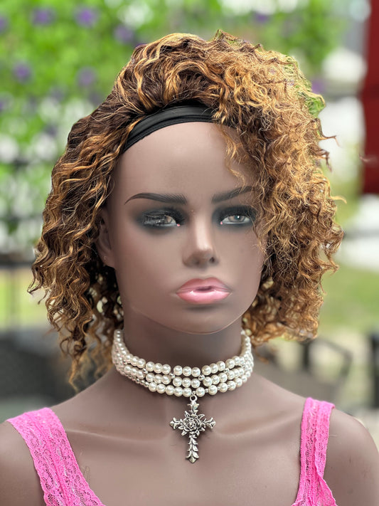Human Hair Band Wigs