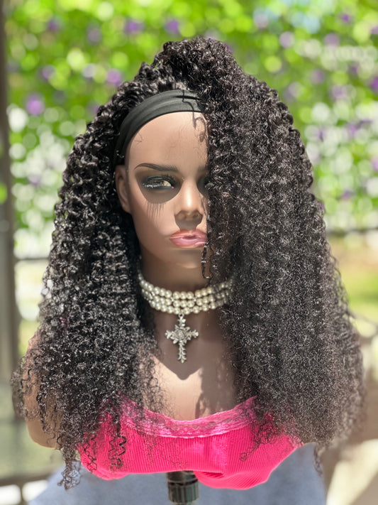 Human Hair Band Wigs