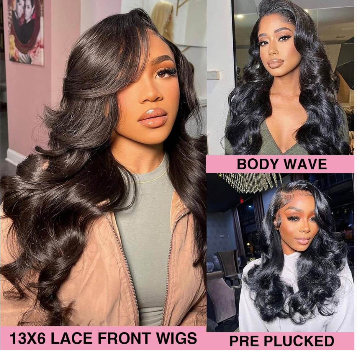 13x6 180 Density HD Lace Front Wigs Human Hair Lace Front Wig Human Hair Body Wave Human Hair Wigs