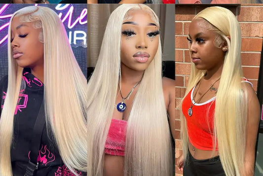 13*4 Straight Blonde Wigs (180 Density)